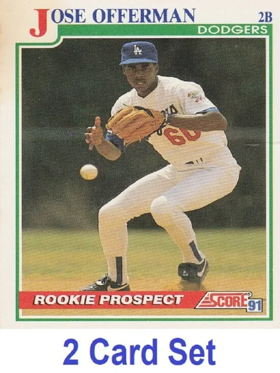 Jose Offerman Baseball Card Collection - Picture 1 of 3